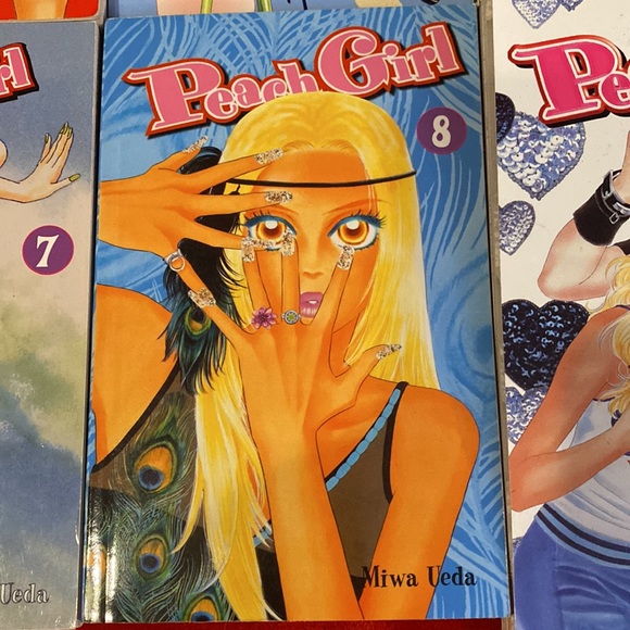 8 Vintage “Peach Girl” by Miwa Ueda Manga Novels - Picture 10 of 11